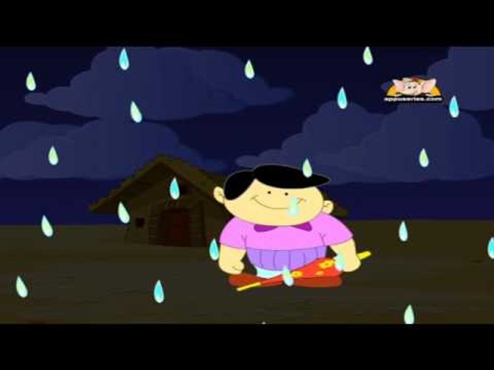 Raindrops with Lyrics - Nursery Rhyme