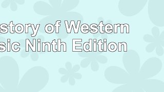 Read  A History of Western Music Ninth Edition 260022b4