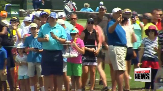 Trump's appearance at U.S. Women's Open sparks protests