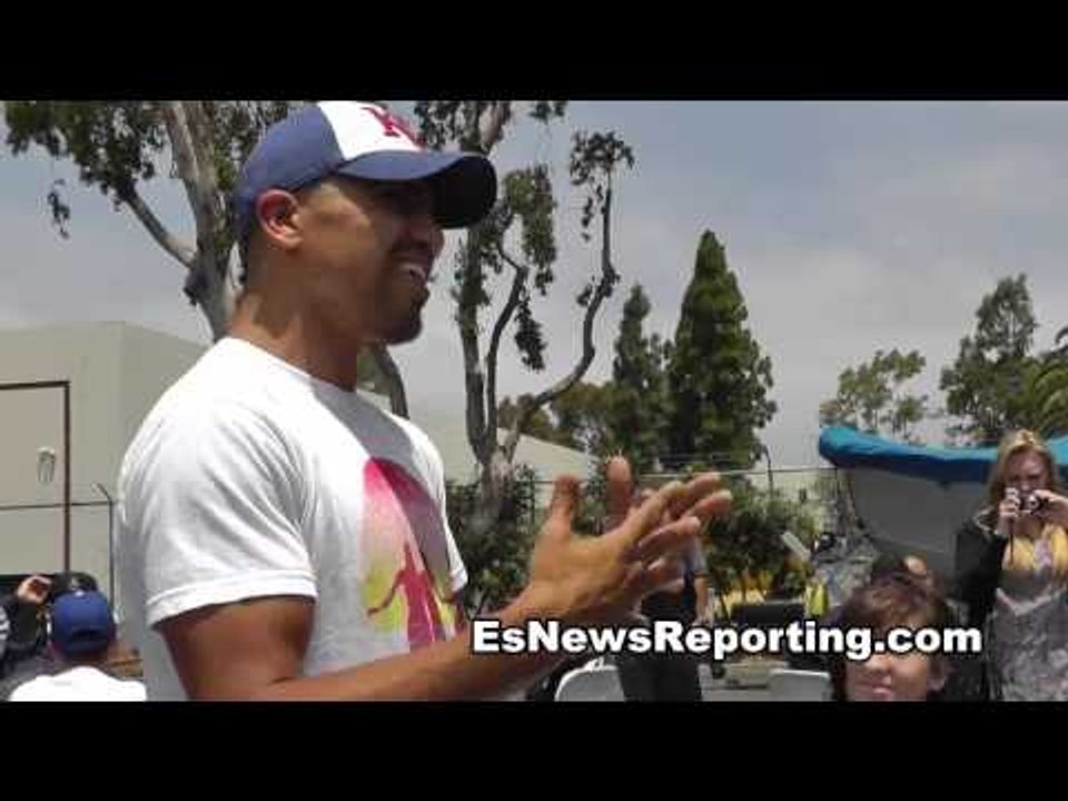 Boxing Star Ortiz Talks To Big Brothers Big Sisters