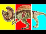 Funny Animals with Wrong Heads Dinosaurs Toys | Animals For Kids Children | Fun Toddler Learning