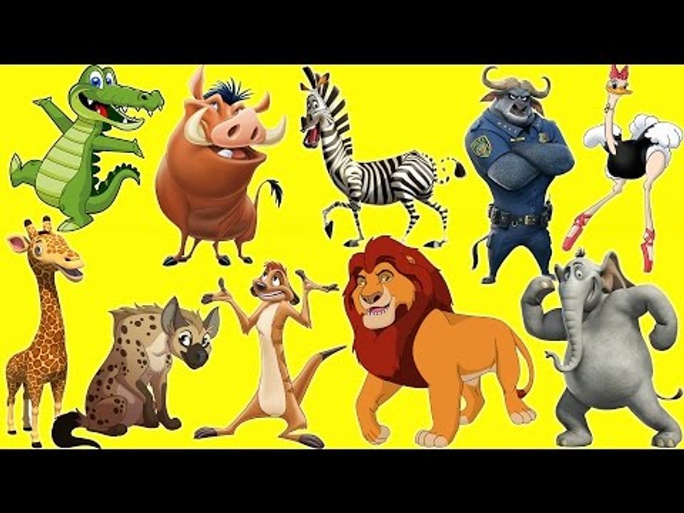African Animals | Cartoon & Real Animals for Children | Wild Animals