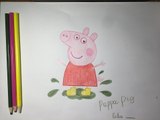 How to draw step by step | How to draw peppa pig - Art for kids