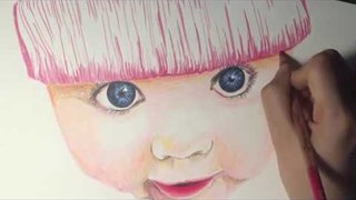 Amazing : Draw the baby so cute so deep