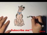 Drawing : How to draw scooby doo step by step - art for kids