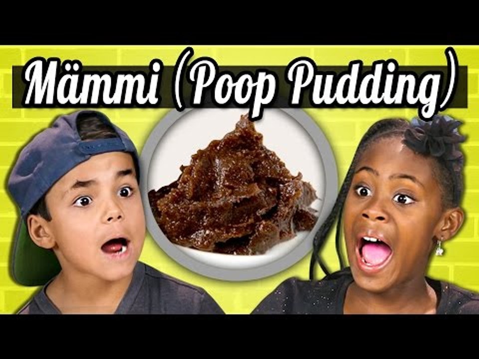 KIDS vs. FOOD MÄMMI (POOP PUDDING) video Dailymotion
