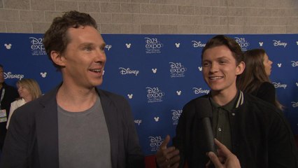 Benedict Cumberbatch And Tom Holland Nearly Cried At D23 "Avengers" Moment