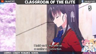 Animegame - Top 5 Newest SCHOOL-ROMANCE Anime