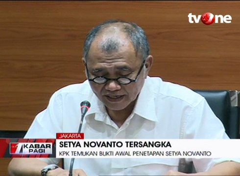 KPK Tetapkan Setya Novanto Sebagai Tersangka Kasus E-KTP