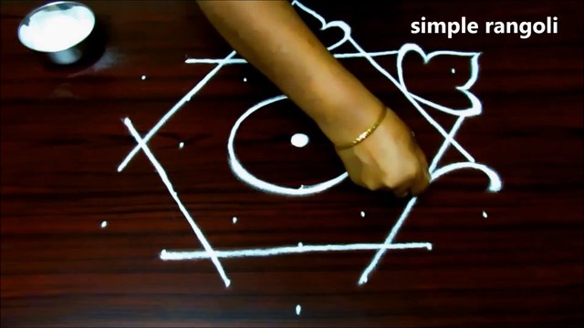 simple rangoli designs with dots __ kolam designs with dots __ muggulu designs with dots
