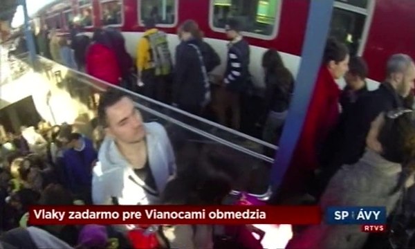 Vlaky zadarmo pred Vianocami obmedzia (20141216)