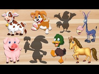 Farm Animals Wrong Wooden Slots NEW | Funny Animals for Kids | Fun Toddler Learning!