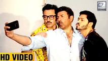 Shreyas Talpade Requests For A Selfie With Bobby Deol And Sunny Deol
