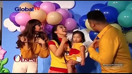 Tak Ditemani Suami, Donna Agnesia Ikut Partisipasi dalam Syuting Video Klip Sarwendah