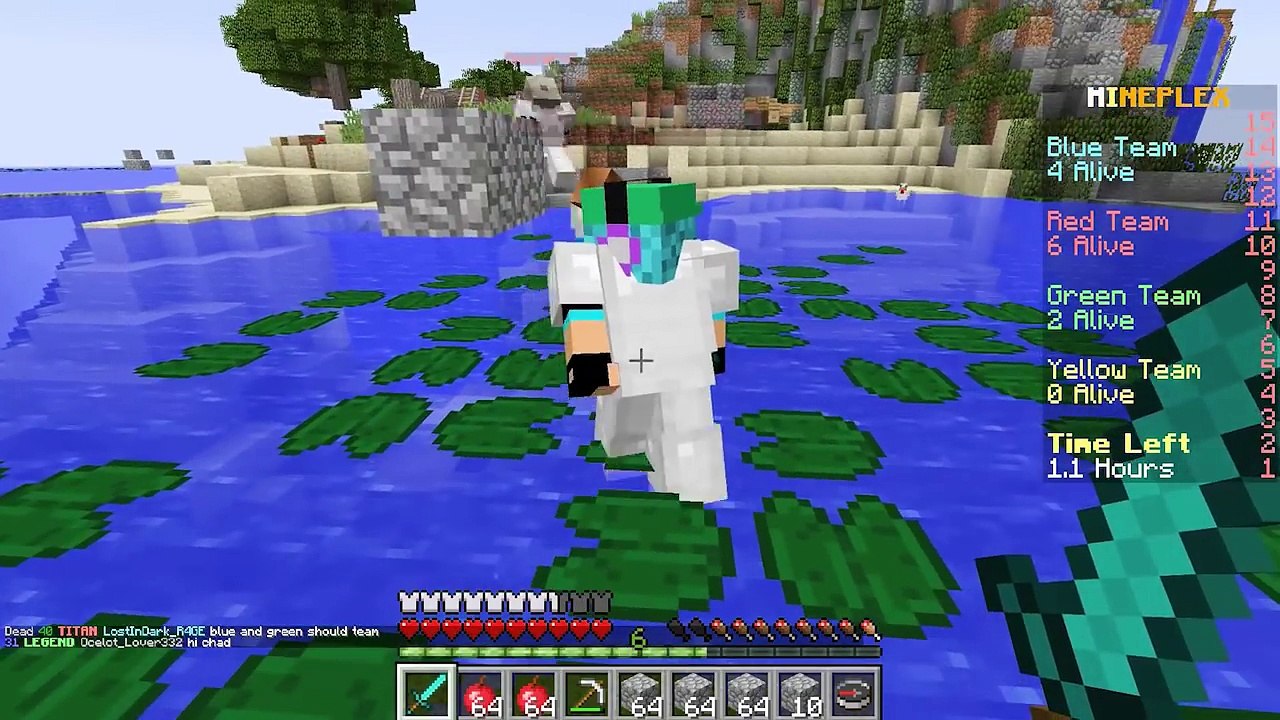 The Bridges with Gamer Chad They cross teamed!!! Minecraft Mineplex Minigame!