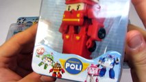 Avión y coche robot de súper juguetes alas Robocar poli