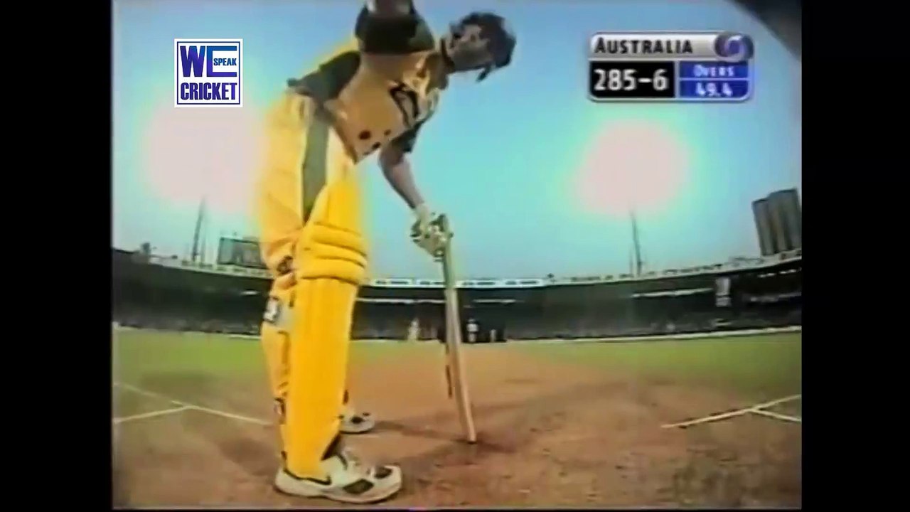 Ajit Agarkar BOWLS THE MOST FAMOUS LAST OVER IN CRICKETING HISTORY