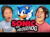 GOTTA' GO FAST!!! - SONIC THE HEDGEHOG (SEGA GENESIS) (Teens React: Retro Gaming)