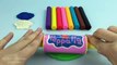 Fun Play and Learn Colours with Play Dough Modelling Clay with Beach Theme Molds for Kids