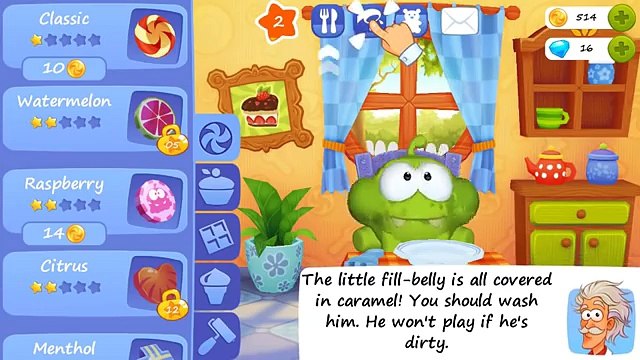 Cut The Rope: My Om Nom Series New Toy Teddy Bear Mini Games Android Gameplay 2017