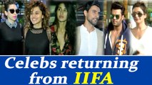 Saif Ali Khan, Karisma Kapoor, Divya Khosla, Neha Dhupia returning from IIFA; Watch Video | FilmiBeat