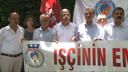 Diyarbakır Genel-Iş Genel Başkanı Çalışkan Türkiye'nin Sendikal Haklar Karnesi Kötüleşiyor