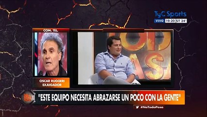 OSCAR RUGGERI PELEA CONTRA CHILENO EN TYC SPORTS Y DESPUÉS LO REAFIRMA EN FOX S. LOS 2 INF