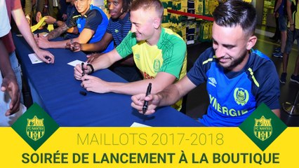 Maillots 2017-2018 : soirée de lancement à la boutique