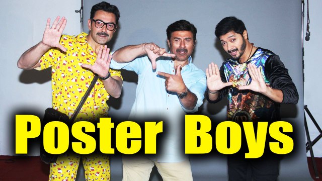 Sunny Deol, Bobby Deol, Shreyas Talpade's Photoshoot for Poster Boys; Watch Video | FilmiBeat