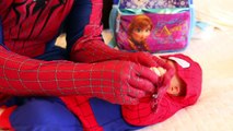 Spiderman Babysitting FAIL 2 BABIES Superhero Spider Man IRL Baby Sitting In Real Life   B