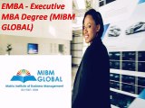 MIBM GLOBAL-EMBA - Executive MBA Degree