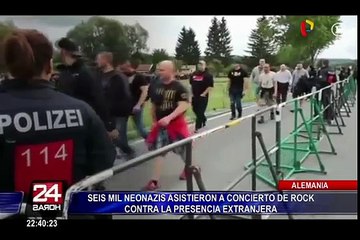 Alemania: neonazis asistieron a concierto de rock contra la presencia extranjero