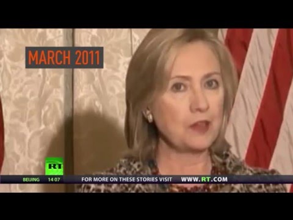 Clinton shifts blame for bombing Libya to Obama & Libyan people