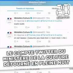 Le compte du ministère de la Culture détourné en pleine nuit