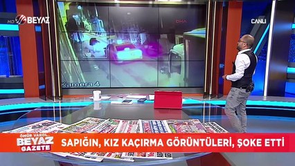 Sapığın şoke eden kız kaçırma görüntüleri!