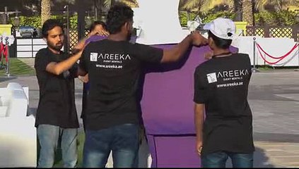 Areeka Set up the ARN Annual Gala Dinner @ jumeirah Fort Island