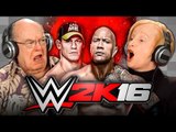 ELDERS PLAY WWE 2K16 (Elders React: Gaming)