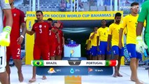 البرازيل تهزم البرتغال في ربع نهائي كأس العالم للكرة الشاطئية 2017