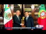 Enrique Peña Nieto recibió al presidente de Portugal | Noticias con Ciro Gómez Leyva