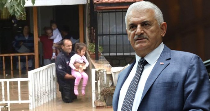 Başbakan'dan İstanbul'u Vuran Sel Felaketi İçin İlk Açıklama: Olay Bir Afet, Can Kaybı Yok