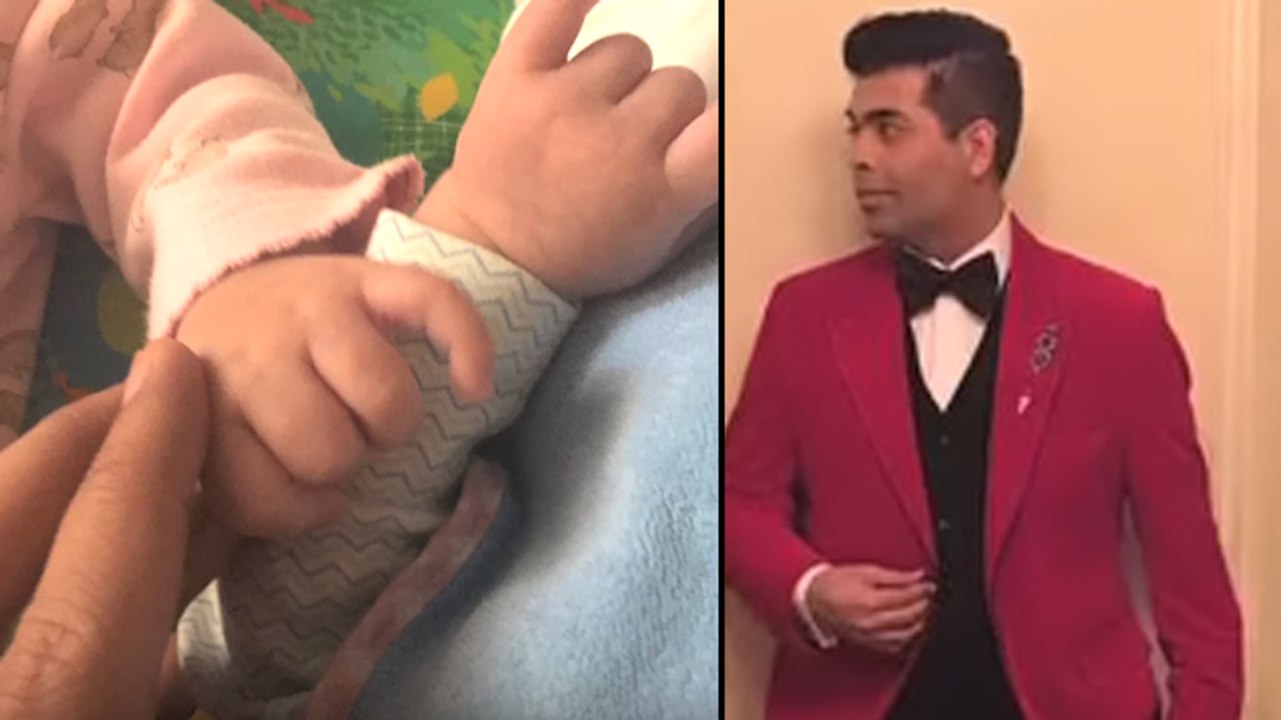 Karan Johar Shares First Picture Of His Twins Yash & Roohi