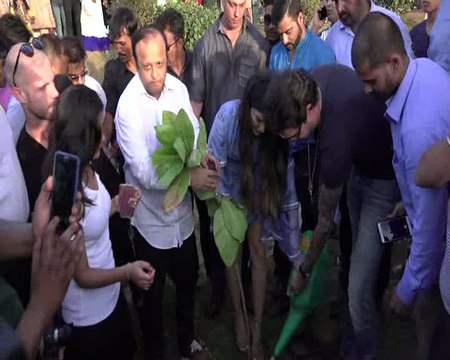 Arjun Rampal, Sunny Leone, Arshad Warsi & Others At A Grand Tree Plantation Drive