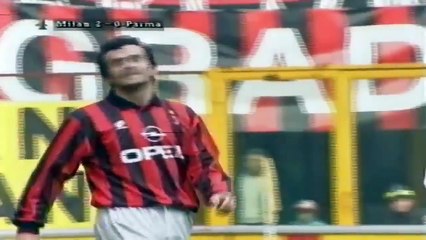 Dejan Savicevic ● Goal and Skills ● AC Milan 3:0 Parma ● Serie A 24/03/1996