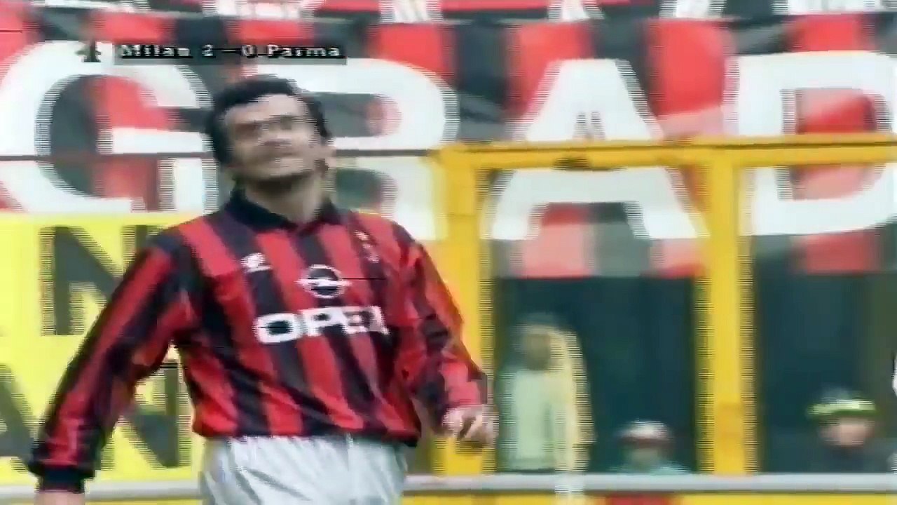 Dejan Savicevic ● Goal and Skills ● AC Milan 3:0 Parma ● Serie A 24/03/1996