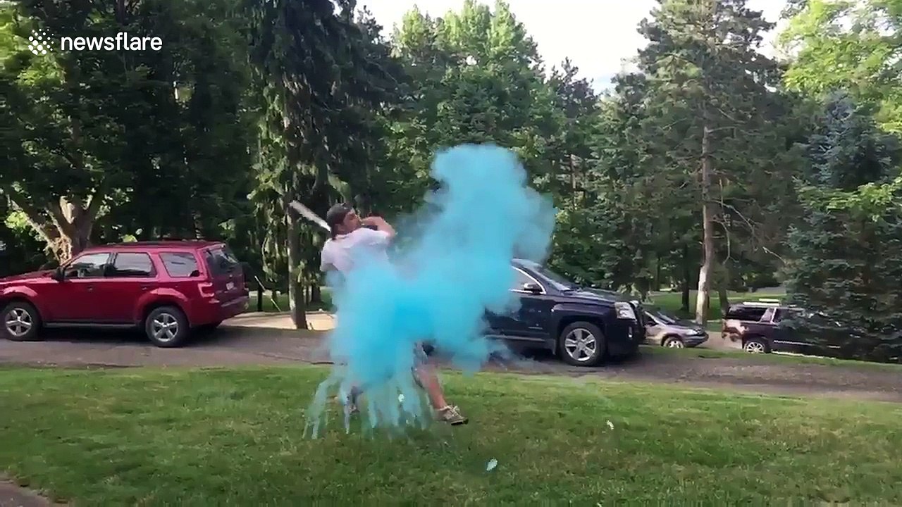 Cool baseball gender reveal
