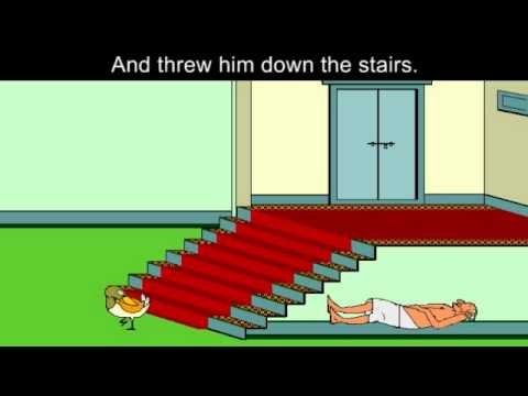 Goosey, Goosey, Gander with lyrics and sing along option