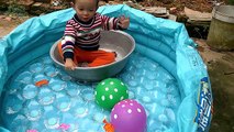 Balloon Songs For Kids | Water Balloons Finger Family Songs Learn Colors For Children