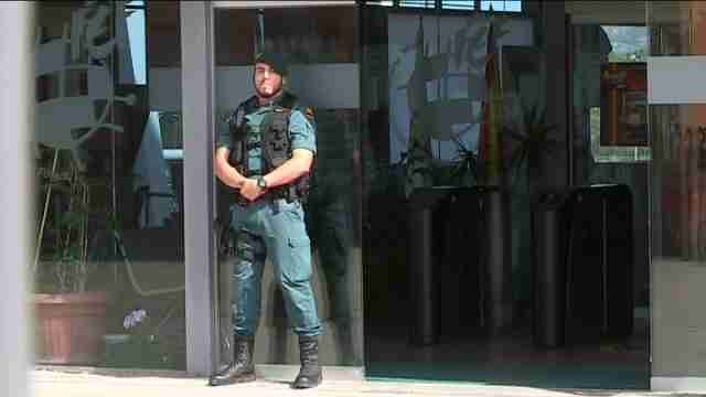 La Guardia Civil registra la Ciudad del Fútbol de Las Rozas