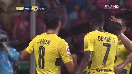Nuri Sahin Goal HD - AC Milan 0 - 1 Borussia Dortmund - 18.07.2017 (Full Replay)