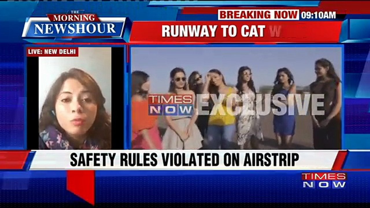 Caught On Camera- 9 Models Risk Life For Fame